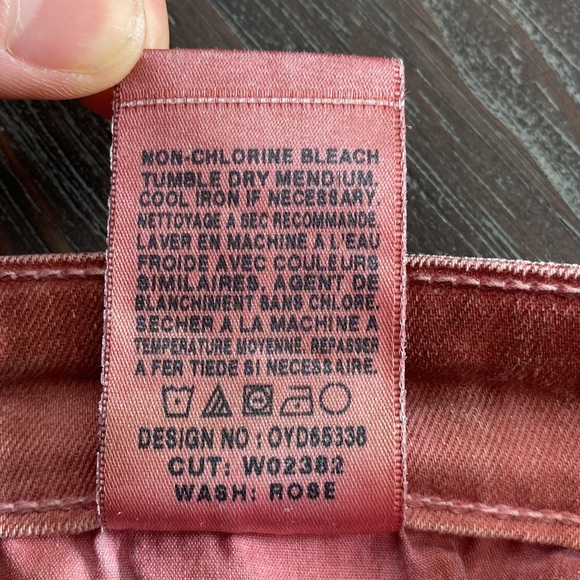 Joe’s jeans in size 26 made in USA unique faded red – rose colour. - Picture 8 of 12